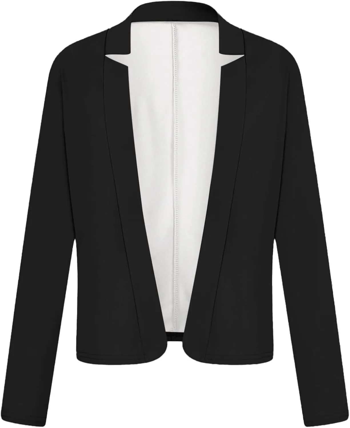 2023 Women Petite Blazers Trendy Casual Puff Sleeve Bolero Shrug Open Front Fall Cropped Suit Jackets Stylish Cardigan Coats