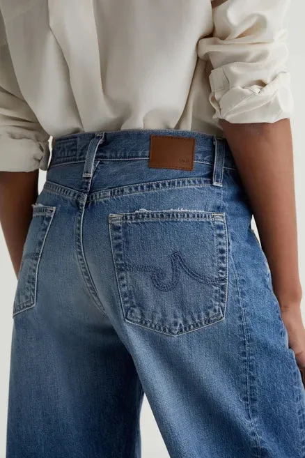 AG Denim Hattie Cropped Barrel Jeans