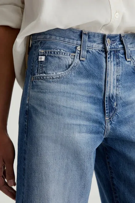 AG Denim Hattie Cropped Barrel Jeans