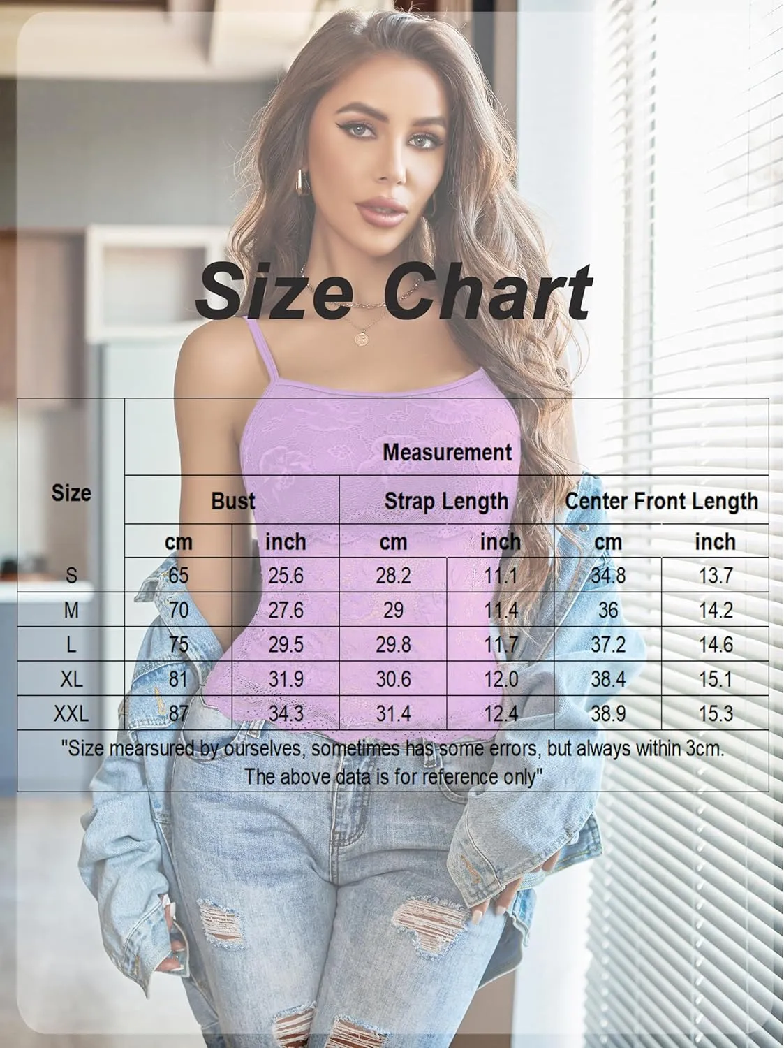 Avidlove Womens Camisole Lace Spaghetti Strap Tank Top Tube Slim Basic Cami Tops