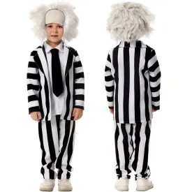 Beetlejuice Family Cosplay Costume Halloween Matching Outfits for Kids