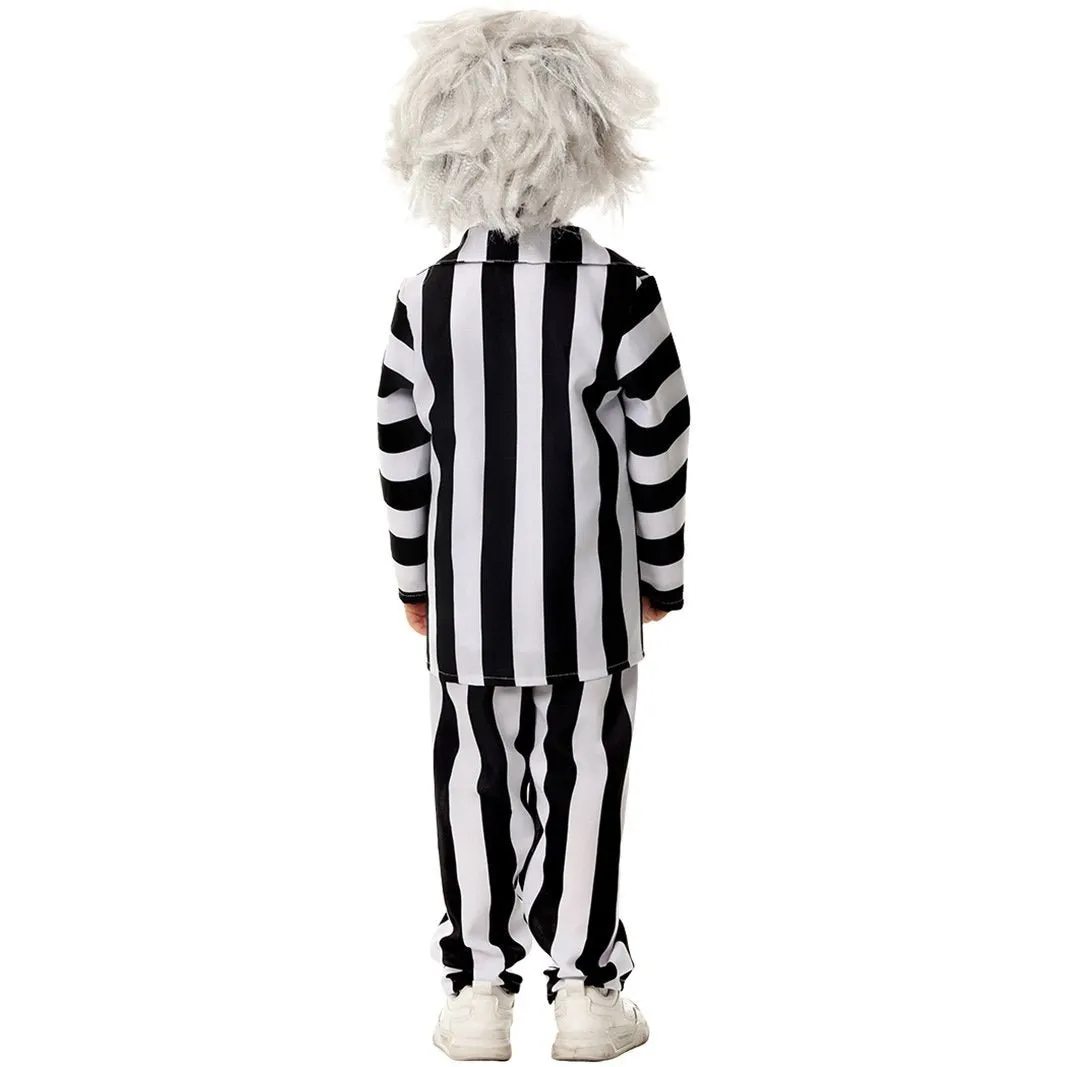 Beetlejuice Family Cosplay Costume Halloween Matching Outfits for Kids