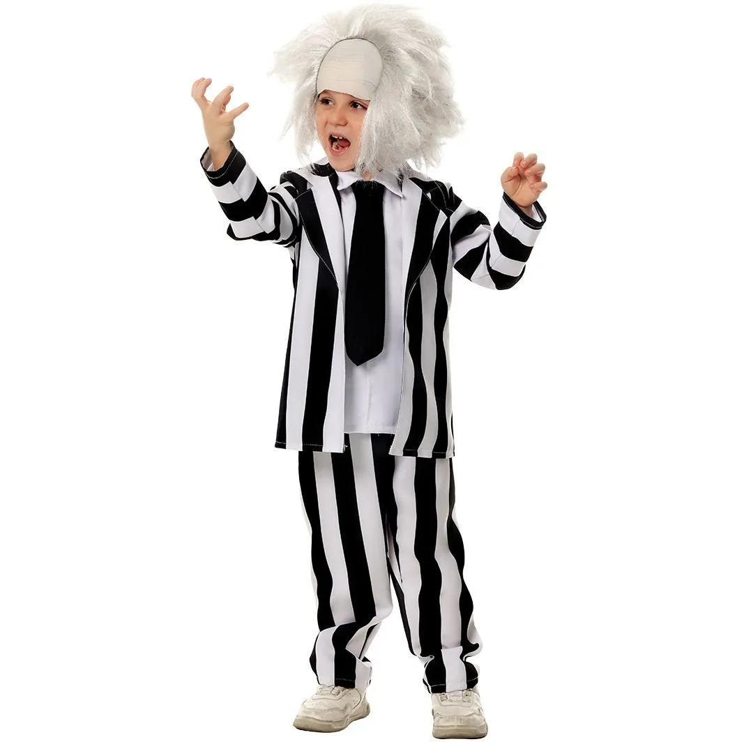 Beetlejuice Family Cosplay Costume Halloween Matching Outfits for Kids