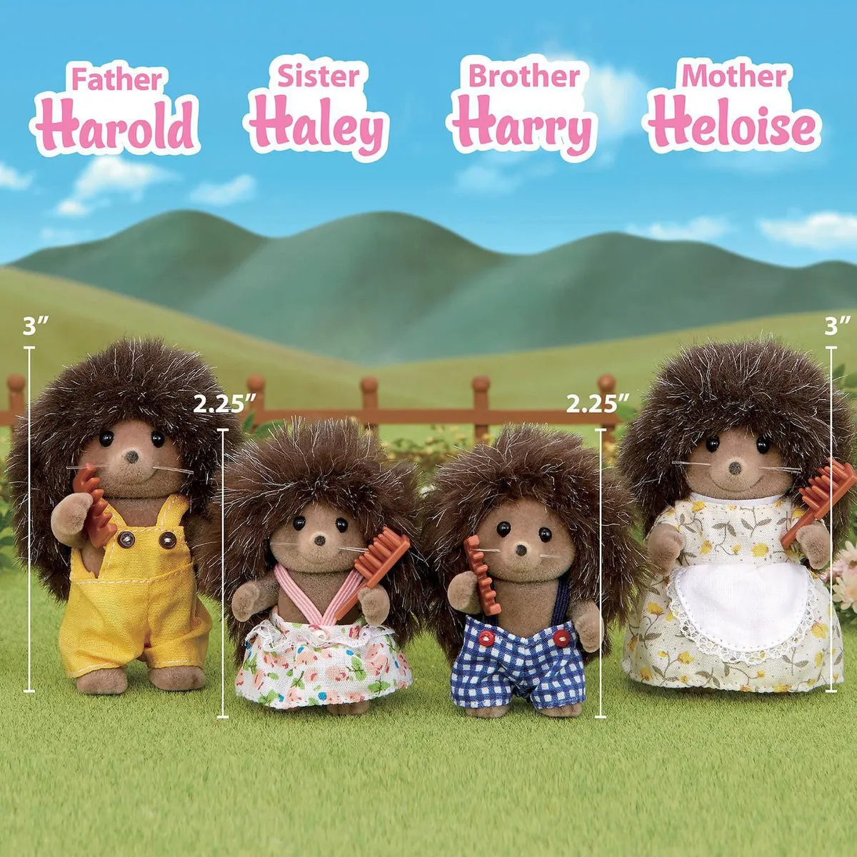 Calico Critters pickleweeds hedgehog family