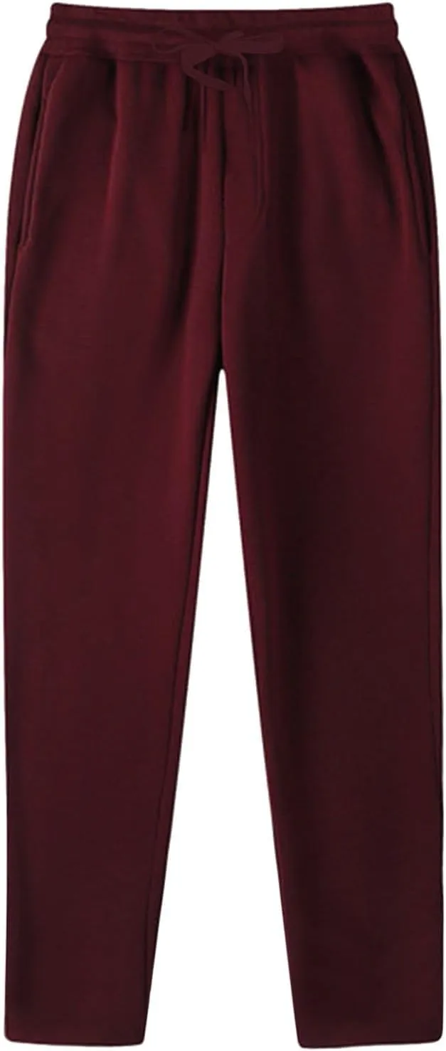Mens Cargo Sweatpants Baggy Wide Straight Leg Joggers Running Workout Gym Track Golf Pants Beach Yoga Trousers