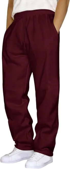 Mens Cargo Sweatpants Baggy Wide Straight Leg Joggers Running Workout Gym Track Golf Pants Beach Yoga Trousers