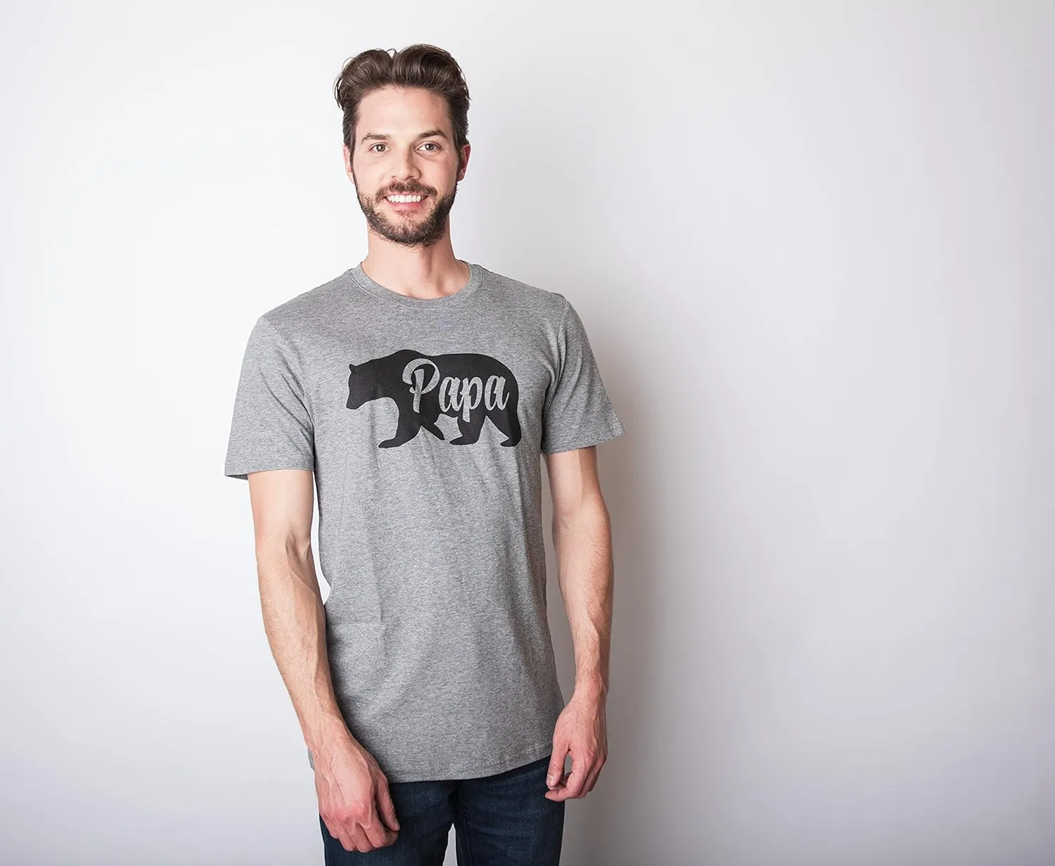 Mens Papa Bear Funny Shirts for Dads Gift Idea Humor Novelty Tees Family T Shirt