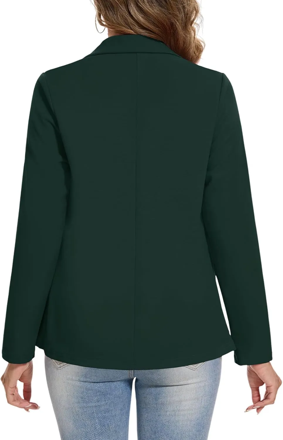 MINTLIMIT Blazers for Women Long Sleeve Button Front Blazer Lapel Business Casual Work Office Suit Jackets with Pockets