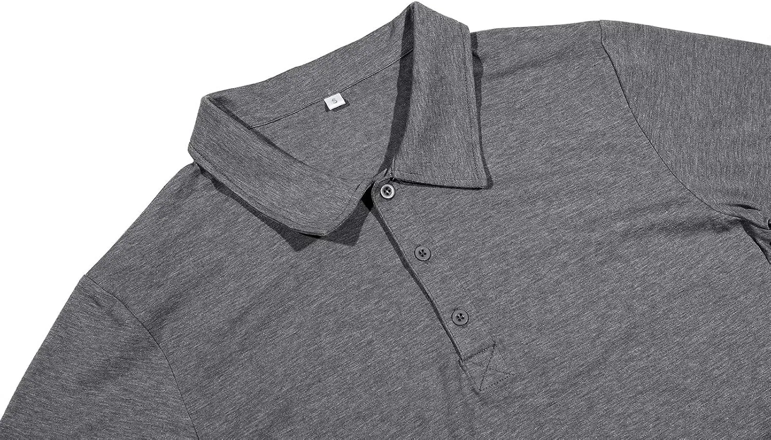 NITAGUT Polo Shirts for Men Short/Long Sleeve Soft Cotton Collared Shirt