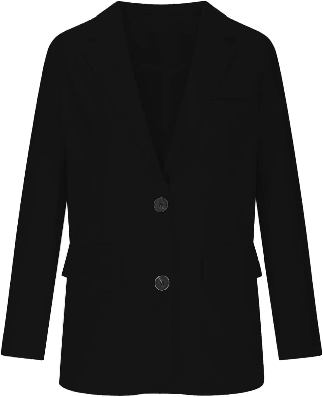 Oversized Blazers for Women 2025 Fashion Business Work Casual Suit Jacket Long Sleeve Open Front Buttons Lapel Coat