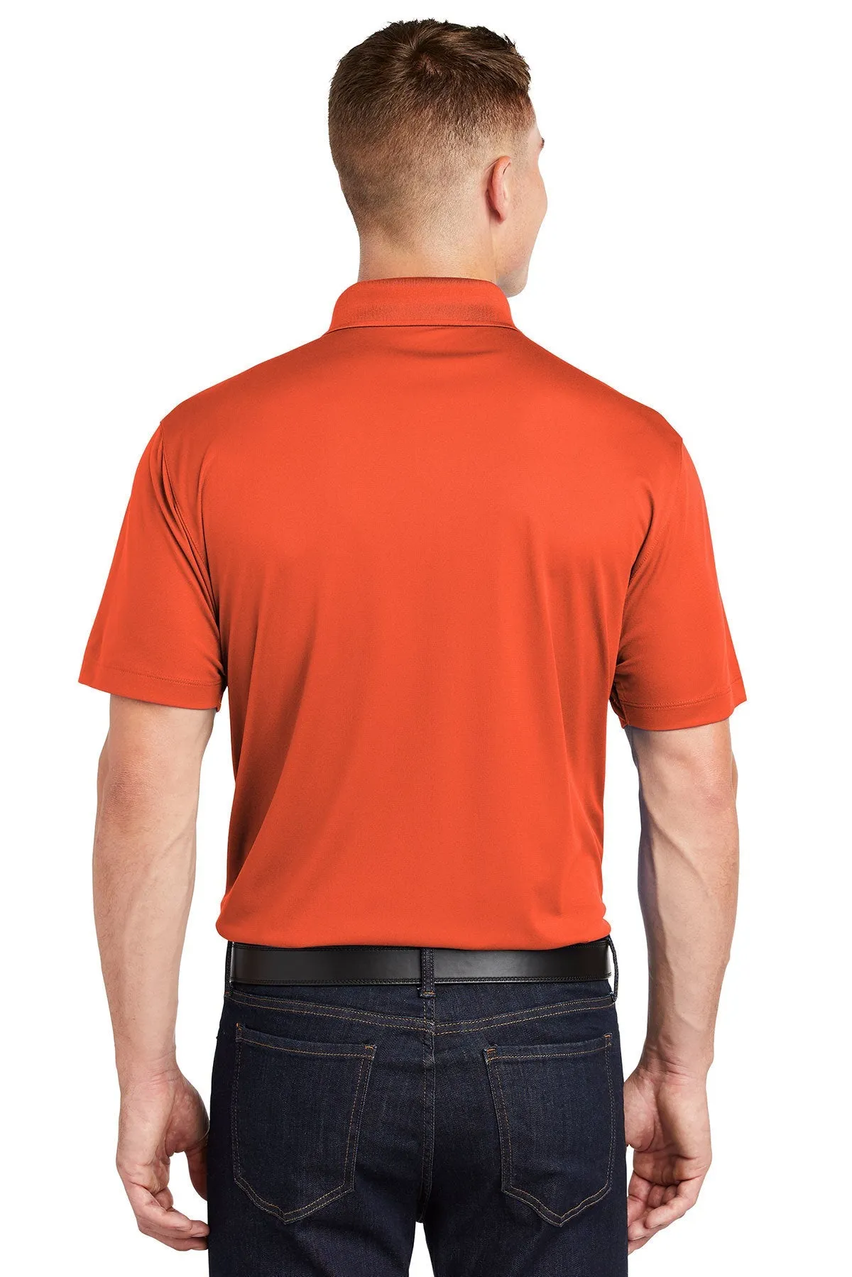 Sport-Tek Micropique Custom Sport-Wick Polos, Deep Orange
