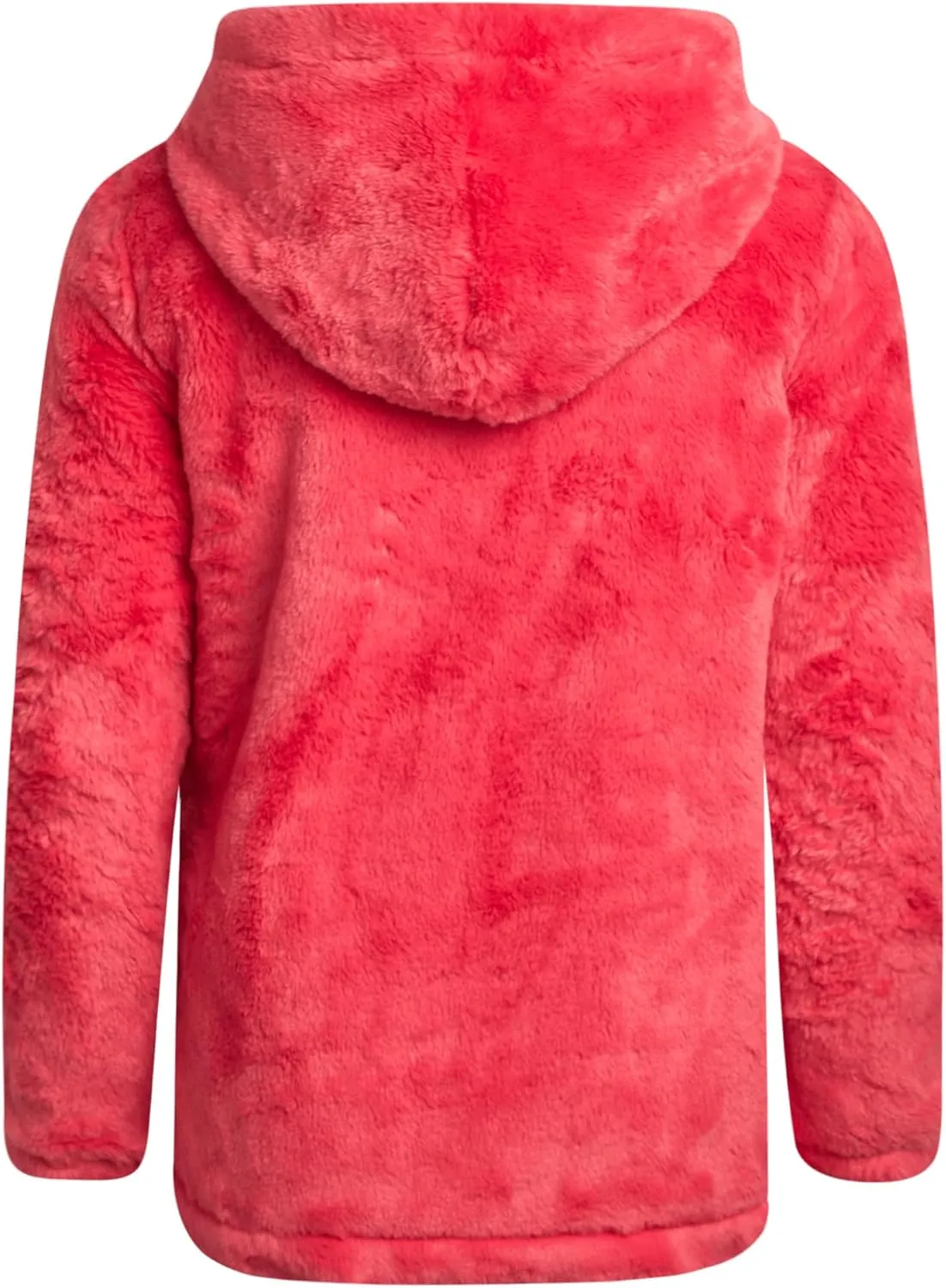 URBAN REPUBLIC Girls' Jacket - Faux Fur Plush Teddy Coat with Hood