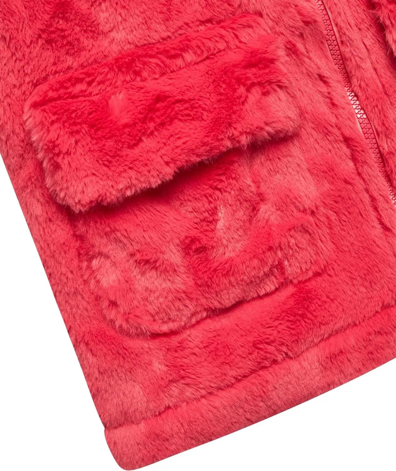 URBAN REPUBLIC Girls' Jacket - Faux Fur Plush Teddy Coat with Hood