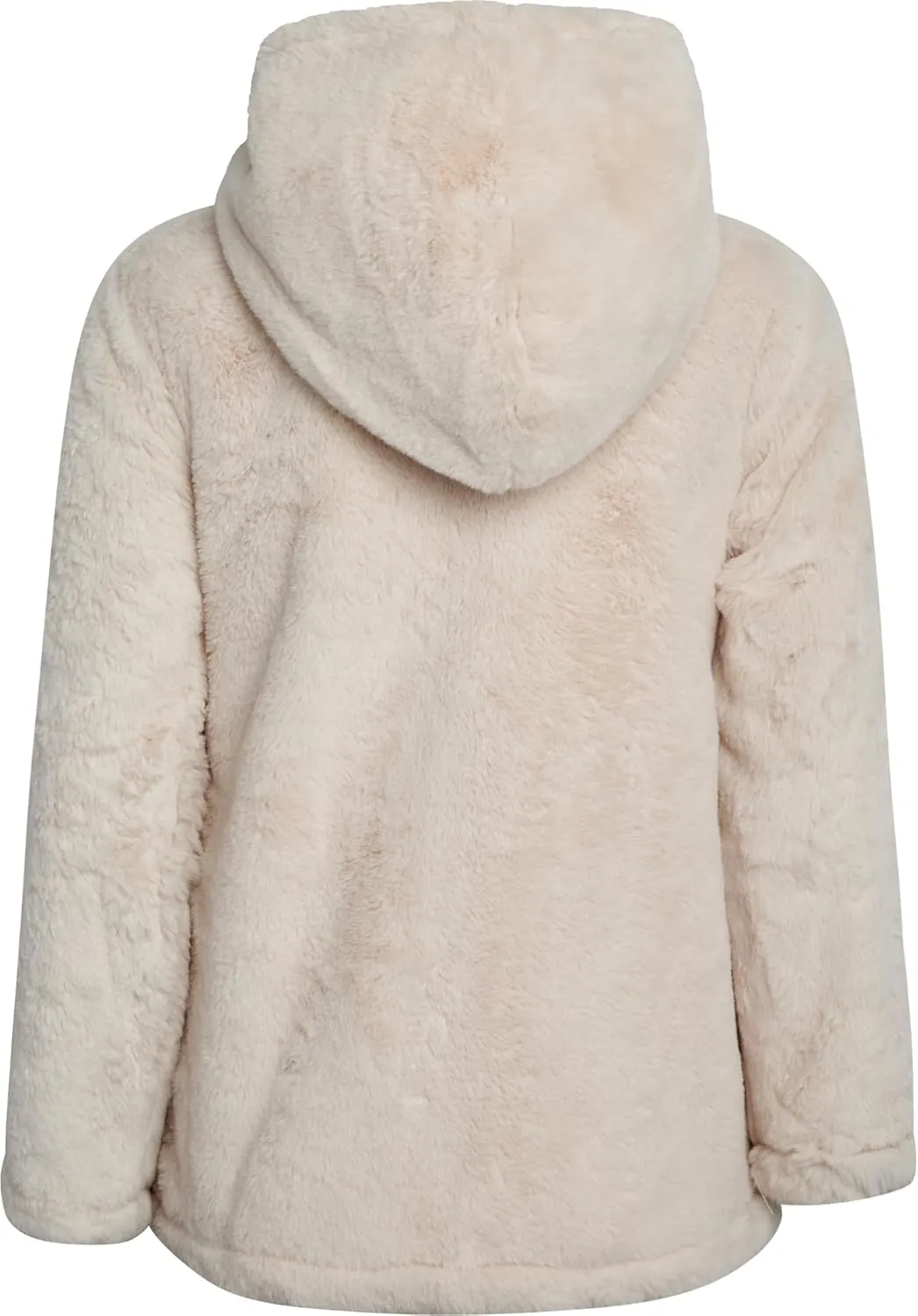 URBAN REPUBLIC Girls' Jacket - Faux Fur Plush Teddy Coat with Hood