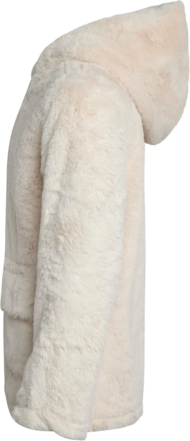URBAN REPUBLIC Girls' Jacket - Faux Fur Plush Teddy Coat with Hood