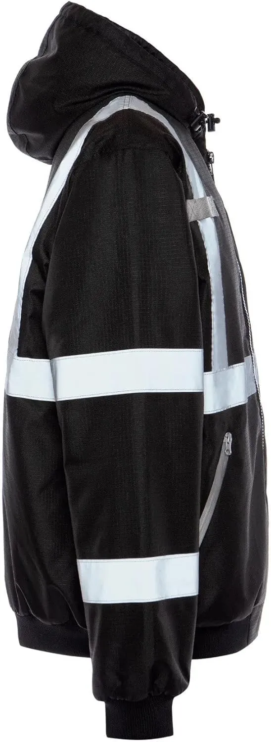Utility Pro, Hi-Vis Reflective Warm-Up Bomber Jacket