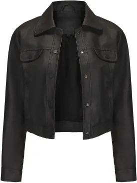 Womens Faux Leather Jacket, Casual Fashion Quilted Zip Up Coat Motorcycle Short Biker Jackets Classic Y2k Crop Coats